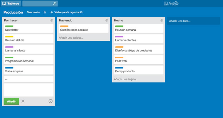 Com millorar la producci&oacute; de les empreses amb Trello